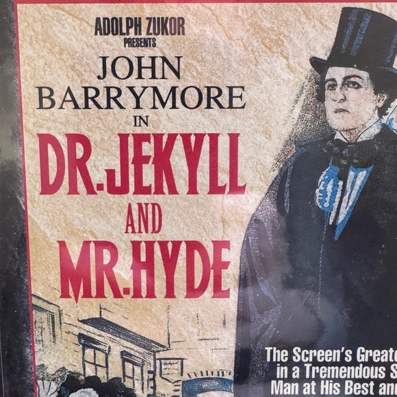 🎬 Vintage John Barrymore in Dr. Jekyll and Mr. Hyde Classic DVD - 1920 - NEW - Picture 2 of 15